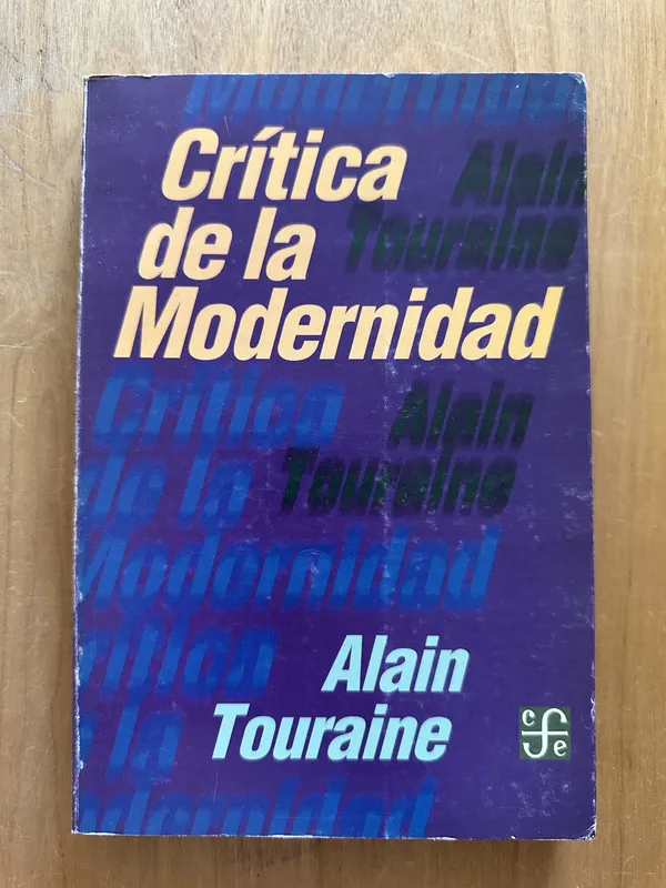 Critica de la Modernidad - Touraine, Alain (2j2)