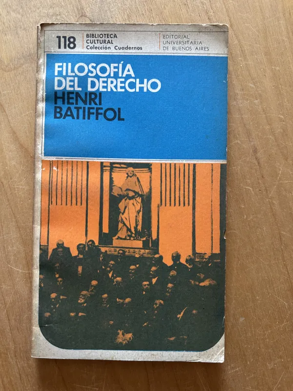 Filosofia del derecho - Batiffol, Henri (2L4)