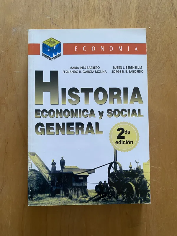Tapa de Historia economic y social general - Barbero (2k5)