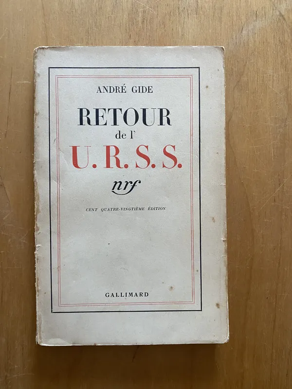 Retour de l´urss - Gide, Andre (2k2)