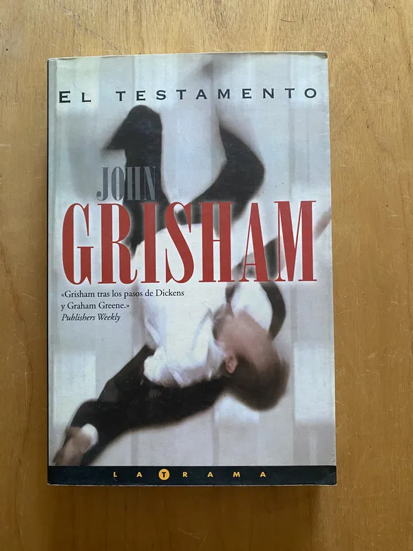Tapa de El testamento - Grisham, John (2k4)