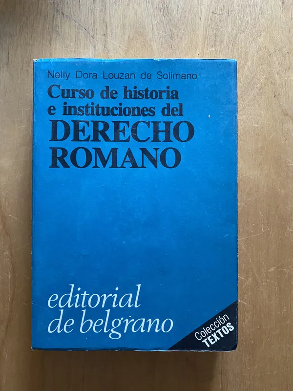 Curso de historia e instituciones- Louzan de Solimano (2k4)