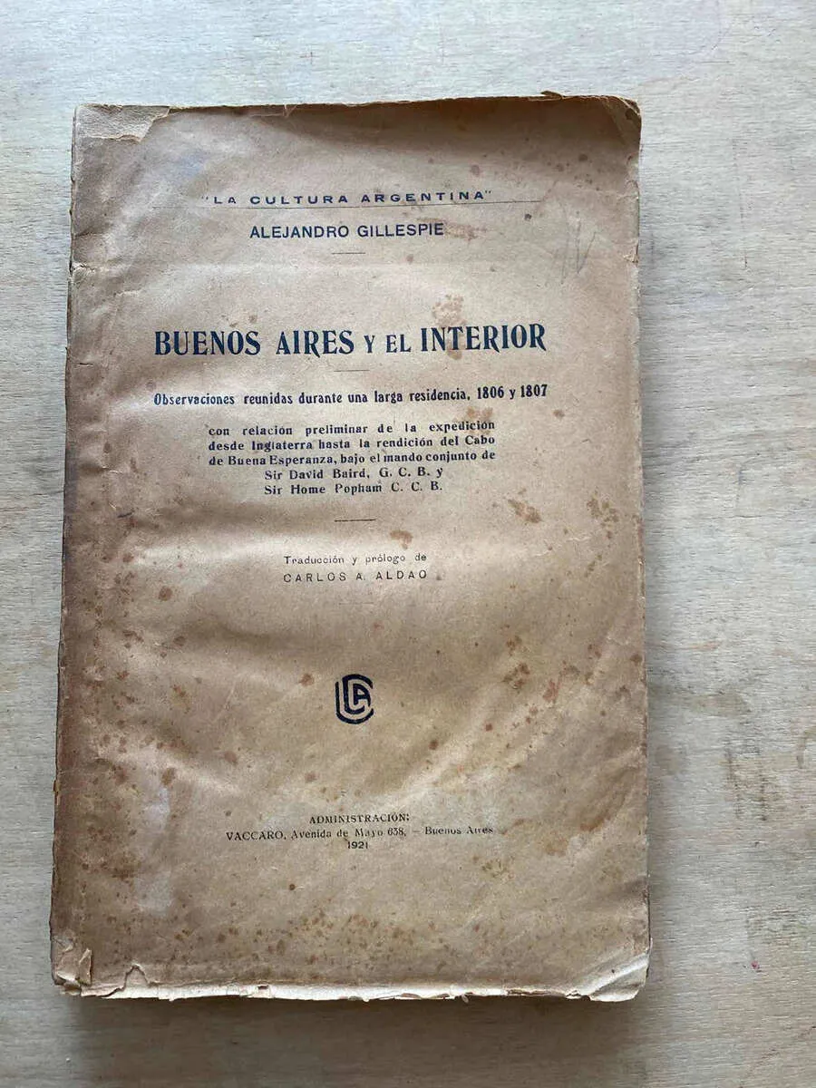 Buenos Aires Y El Interior- Gillespie (ee5)