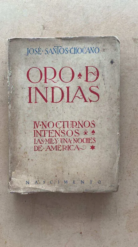 Oro De Indias - Santos Chocano, Jose (i6)
