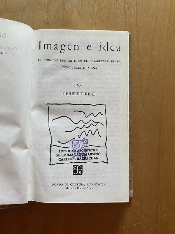 Tapa de Imagen e idea - Read, Herbert (2k6)