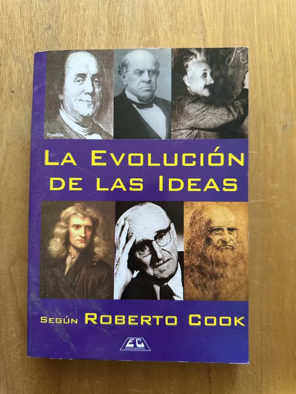 Tapa de La evolucion de Las ideas - Cook, Roberto (2L5)