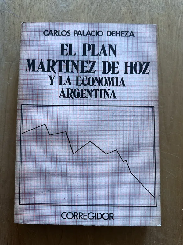 Tapa de El plan Martinez de Hoz y la economia - Palacio Deheza (2L5