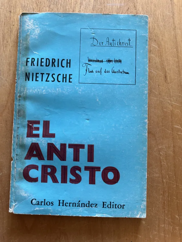 Tapa de El anticristo - Nietzsche, Friederich (2O5)