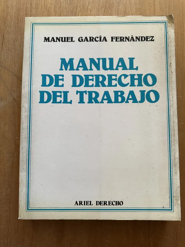 Manual de derecho del trabajo - Garcia Fernandez (2O5)