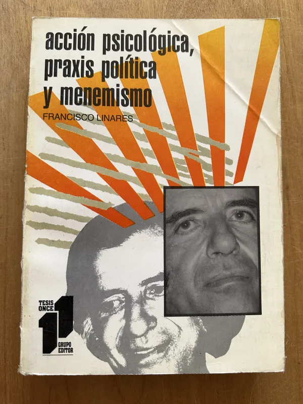 Tapa de Accion Psicologica praxis politica y menemismo- Linares (2O