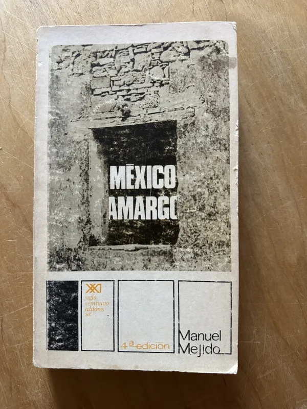 Tapa de Mexico Amargo - Mejido, Manuel (2i2)