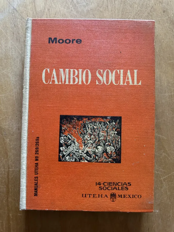 Tapa de Cambio social - Moore, Wilbert (2j4)