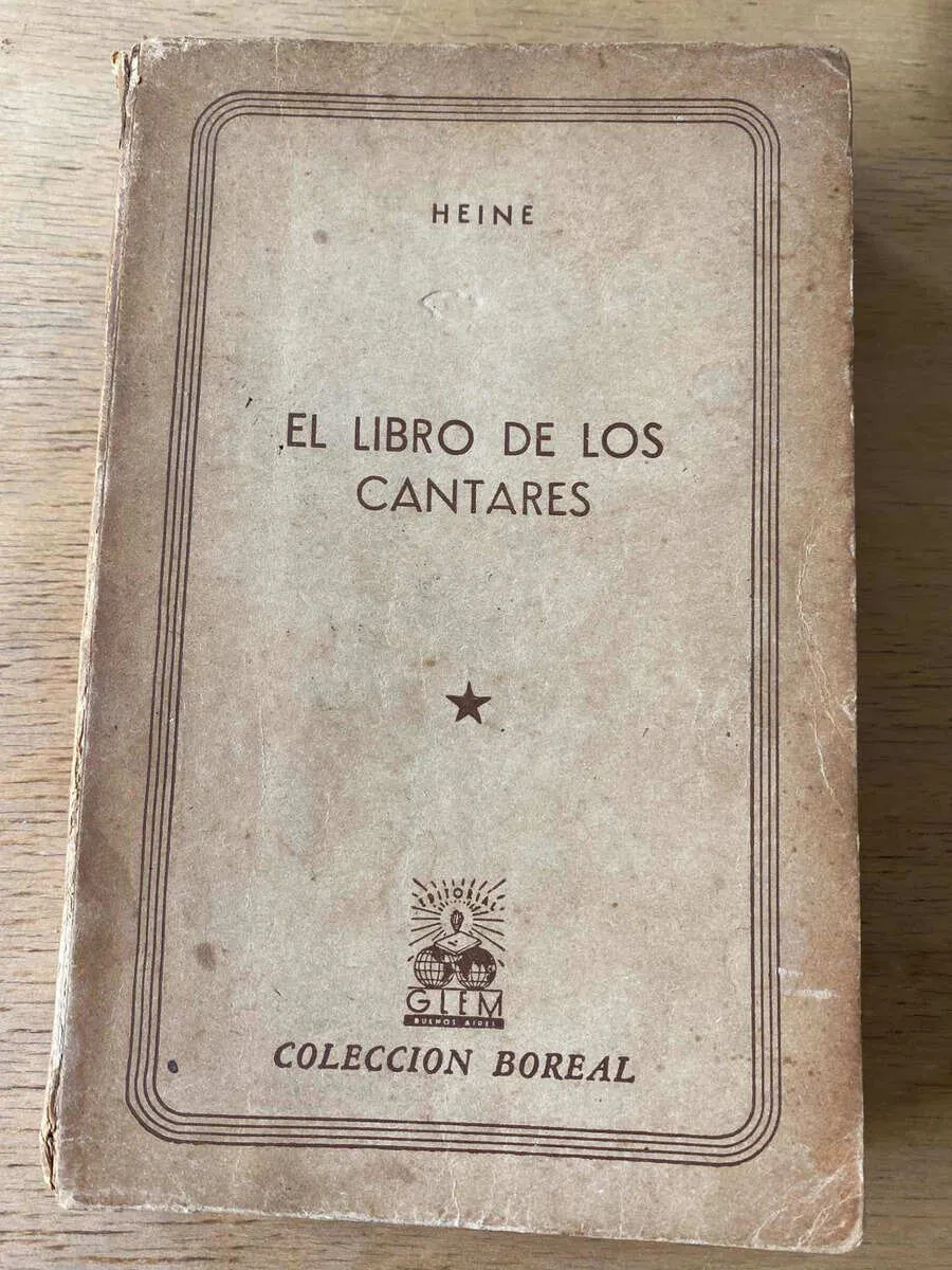 El Libro De Los Cantares - Heine, (o4)