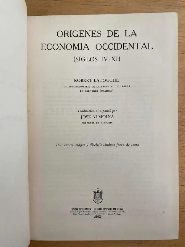 Origenes De La Economia Occidental- Latouche, R. (h6)