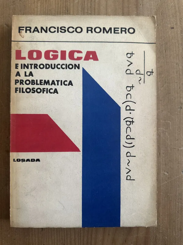 Tapa de Logica e introduccion a la problemática filoso- Romero (2m2