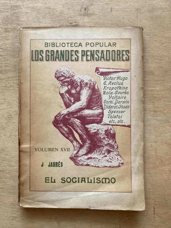 Tapa de El Socialismo - Jaures, J. (o5)