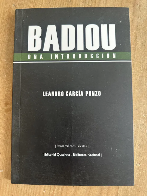 Badiou - Garcia Ponzo, Leandro (2m2)