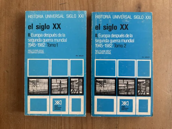 Tapa de El siglo XX 1945-1982 (2 tomos) - Benz; Graml (2m2)