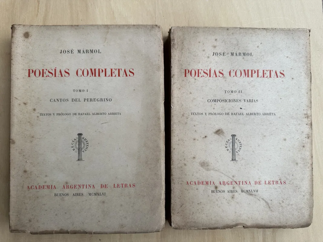 Poesias Completas (2 tomos) - Marmol, Jose (2n4)