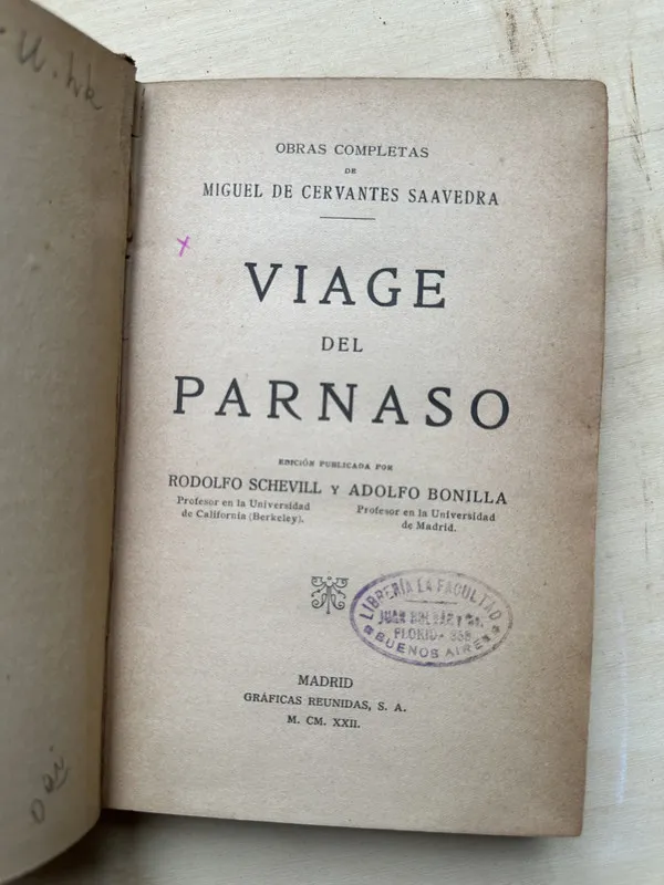 Viage del parnaso - de Cervantes Saavedra, Miguel (2n3)