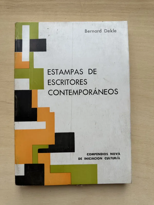 Estampas de escritores contemporaneos - Dekle, Bernard (2n3