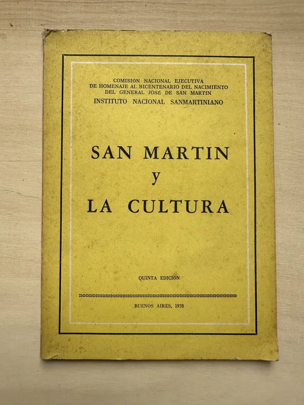 San Martin y la cultura - (2n2)