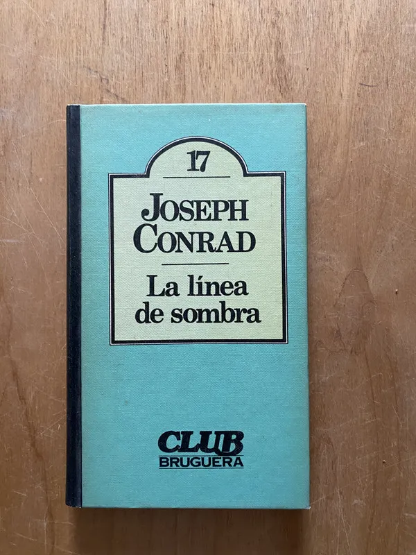 Tapa de La linea de sombra b - Conrad, Joseph (2cf)