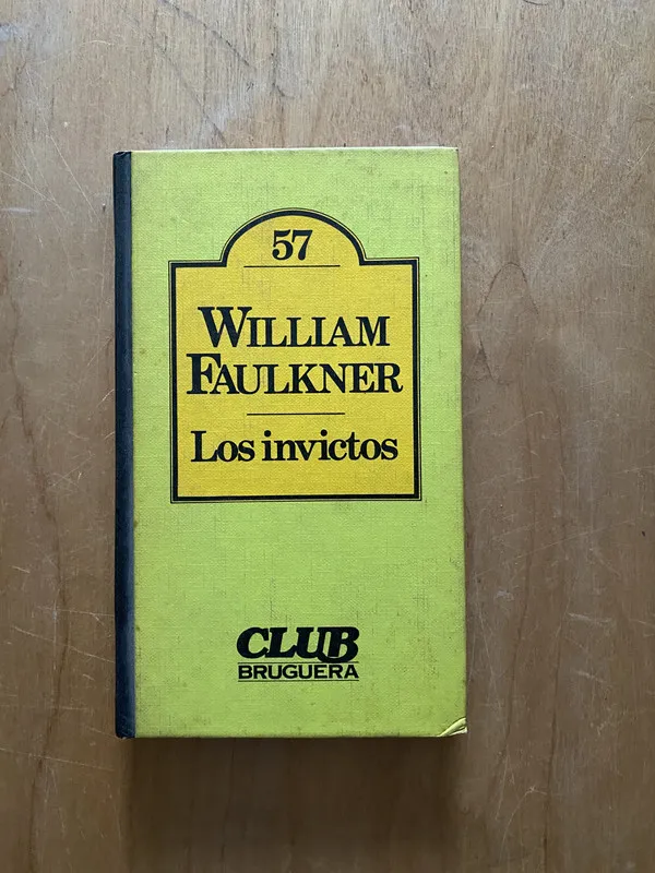Tapa de Los invictos - Faulkner, William (2cf)