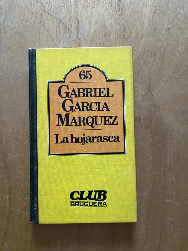 Tapa de La hojarasca - Garcia Marquez, Gabriel (2cf)
