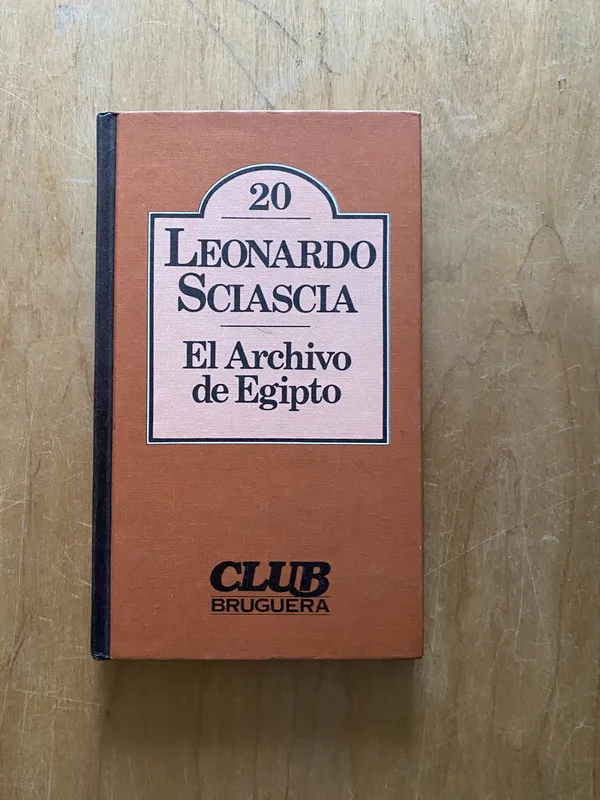 el archivo de egipto - Sciascia, Leonardo (2cf)