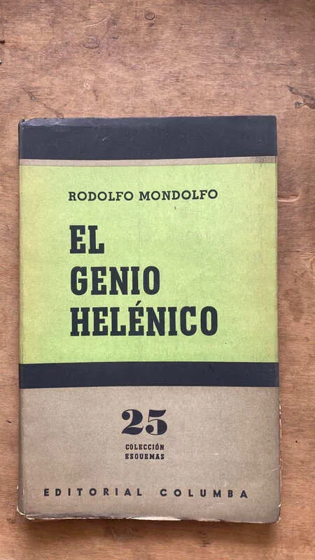 El Genio Helenico - Mondolfo, Rodolfo (ee3)