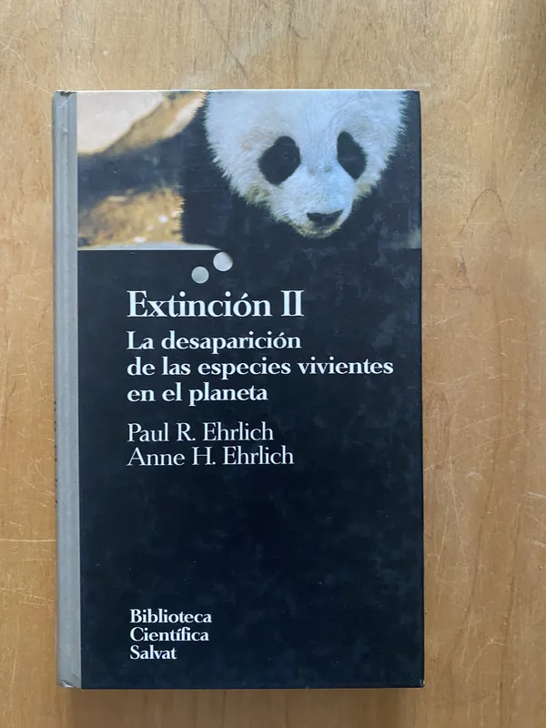 Tapa de Extincion II. La desaparicion de las especies- Ehrlich (2cf
