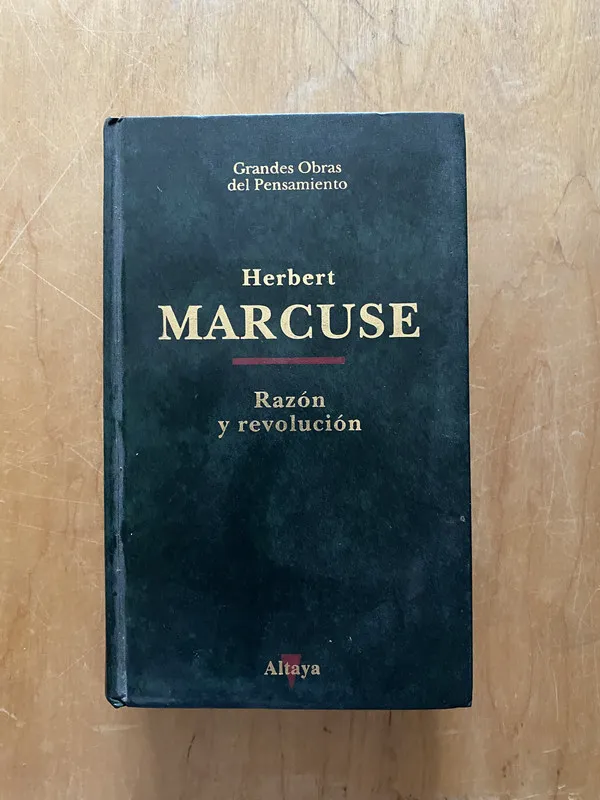 Razon y revolucion - Marcuse, Herbert (2cf)