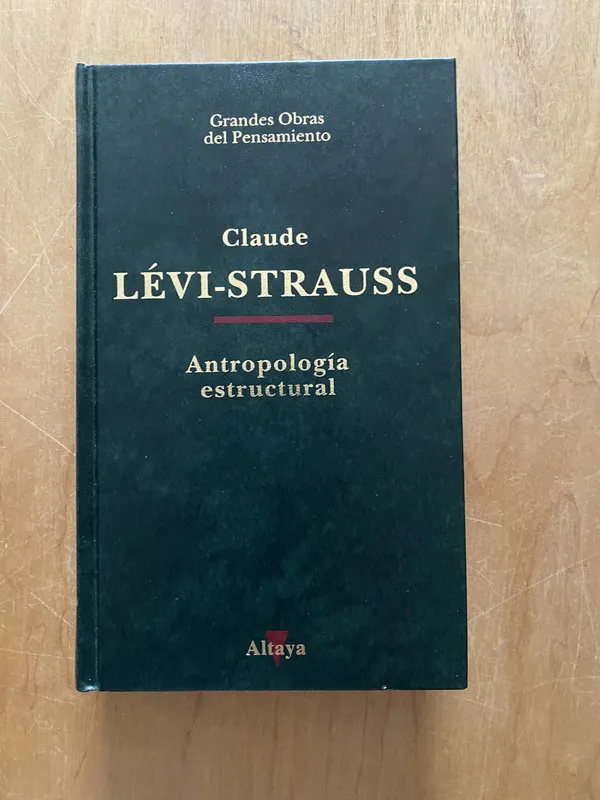 Antropologia estructural - Levi Strauss, Claude (2cf)