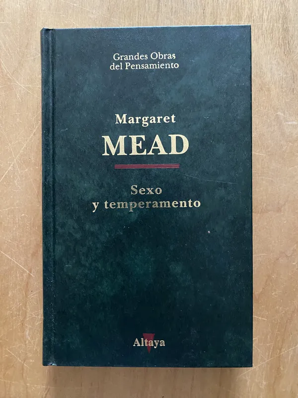 Tapa de Sexo y temperamento - Mead, Margaret (2cf)