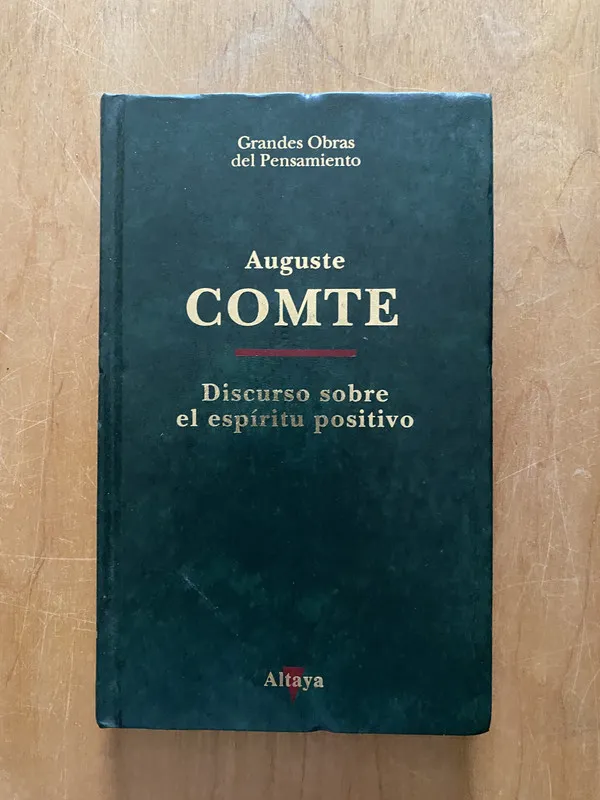 Discurso sobre el espiritu positivo - Comte, Auguste (2cf)