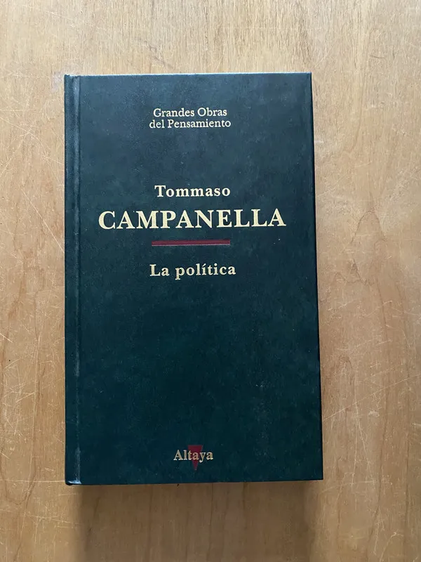 Tapa de La Politica - Campanella, Tommaso (2cf)