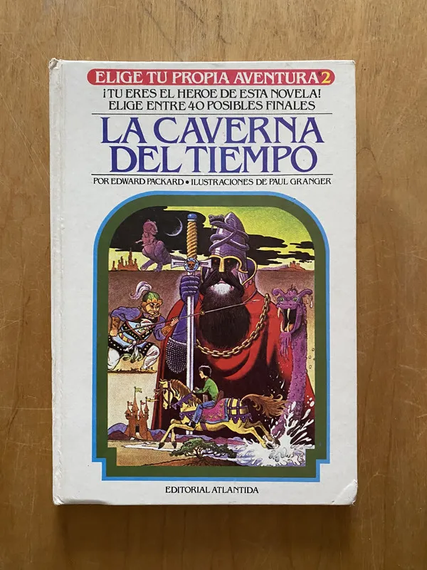 Tapa de La caverna del tiempo - Packard, Edward (2cf)