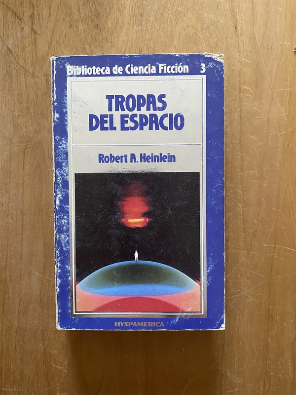 Tapa de Tropas del espacio b - Heinlein, Robert (2cf)