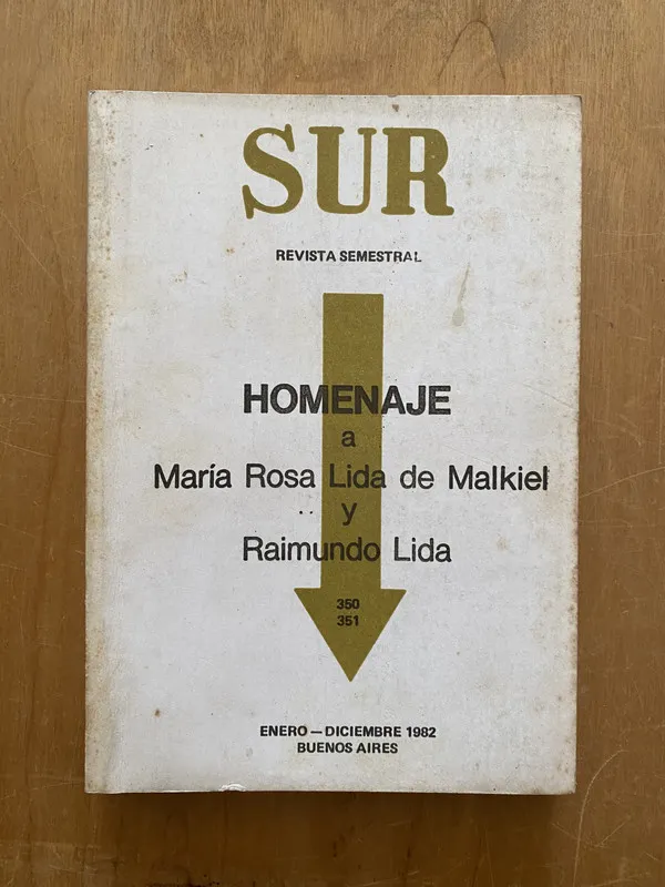 Revista sur 350 351 Homenaje a Lida de Malkiel- Borges (2cf