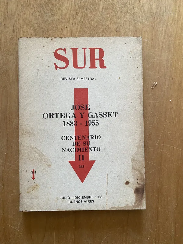 Revista sur 352 353 ortega y gasset b - Borges; Ocampo (2cf
