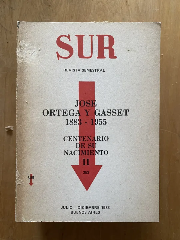 Tapa de Revista sur 353 - Borges, JOrge Luis; Ocampo, victoria (2cf