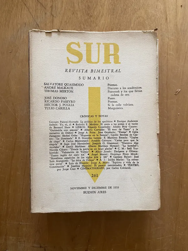 Revista sur 261 - Ocampo, Victoria (2cf)