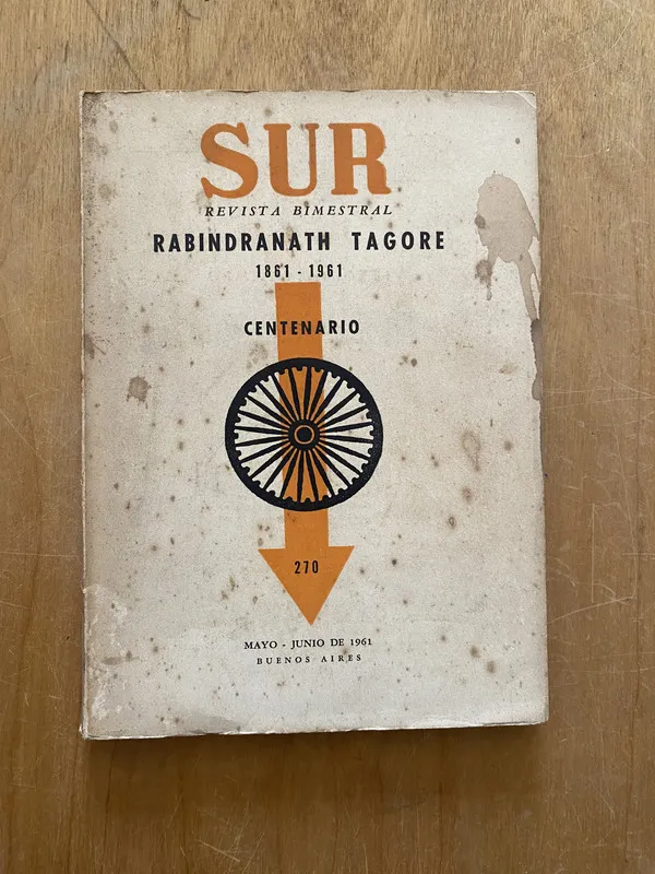Tapa de Revista sur 270 Rabindranath Tagore c - Ocampo (2cf)