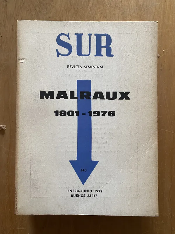 Tapa de Revista sur 340 Malraux 1901 - 1976 - Ocampo, Victoria (2cf