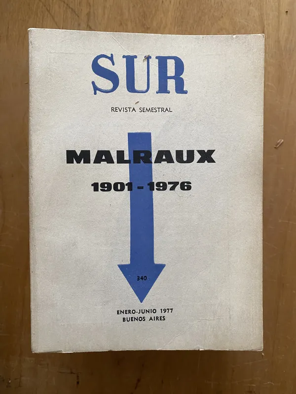 Tapa de Revista sur 340 Malraux 1901 - 1976 b - Ocampo, V. (2cf)