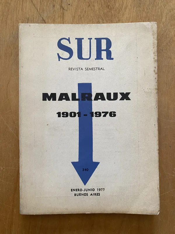 Tapa de Revista sur 340 Malraux 1901 - 1976 c - Ocampo, V.(2cf)
