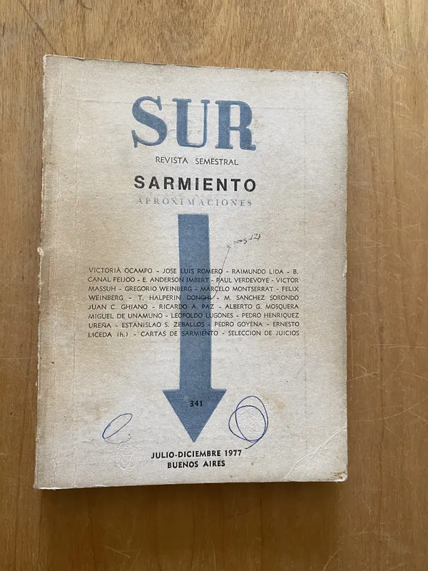 Revista sur 341 Sarmiento aproximaciones b - Ocampo, V (2cf