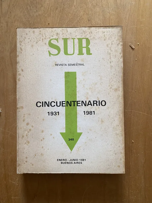 Tapa de Revista sur 349 Cincuentenario 1931 1981 - Ocampo (2cf)