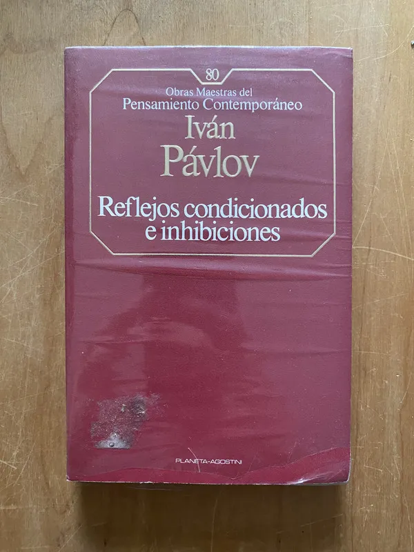 Tapa de Reflejos condicionados e inhibiciones - Pavlov, Ivan (2cf)